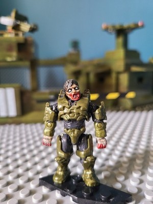 Halo Mega Construx Custom Built Zombie Spartan.