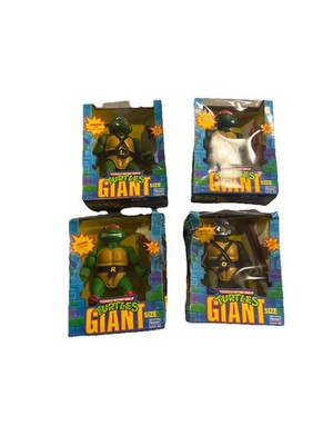 1989 VINTAGE TMNT GIANT 13  Donatello, Raphael, Michaelangelo, and Leonardo  