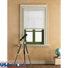 Cordless Vinyl Light Filtering Blinds Easy Lift 1 Inch Slats Window Coverings US