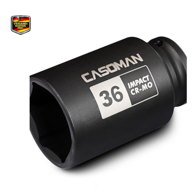 CASOMAN 1 2 Zoll 6 Kanten 36 mm Tief 6 Punkt Ax