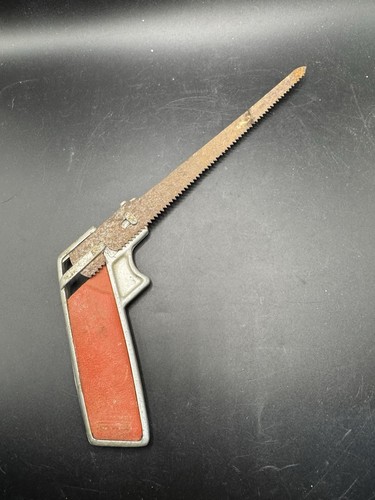 Vintage Allway Handy Saw 4-Way Pistol Grip Keyhole Saw Made in USA Pat 2017895