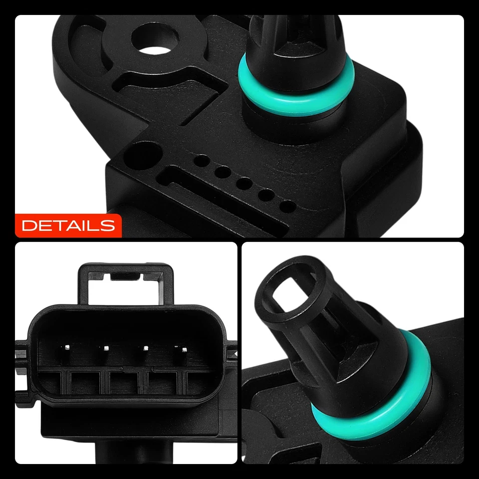 Sensore Pressione Molteplice per Ford Mondeo III B5Y Berlina B4Y 1.8 03-07 - Immagine 3 di 4