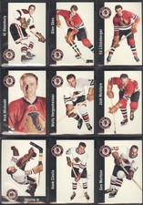 TEAM SET 1994-95 PARKHURST MISSING LINK 1956-57 CHICAGO BLACKHAWKS ROLLINS IVAN+