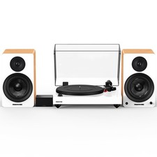 Fluance RT83 Vinyl Turntable, PA10 Preamp, Ai61 Powered 6.5" Bookshelf Speakers