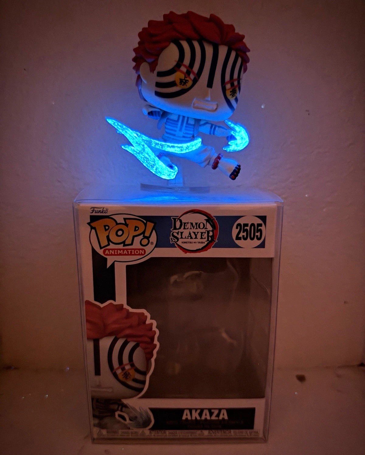 *Custom Glow* Akaza - Demon Slayer: Kimetsu no Yaiba Funko Pop! #2505