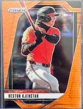 2025 Panini Prizm Baseball - Heston Kjerstad /399 Orange Pulsar Prizm #211