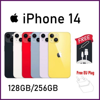 Neu Apple iPhone 14 128GB 256GB 5G iOS Handys Ohne Vertrag Smartphone
