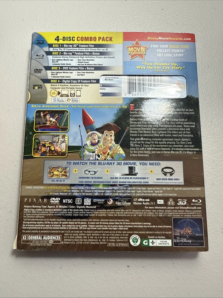 Toy Story (3d) (Blu-ray 3D) Foto 2 de 4