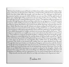 Fridge Magnet Psalms Chapter 44 English TEHILLIM Old Testament Holy Bible Torah