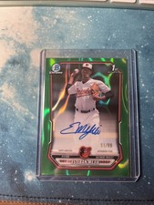 Esteban Mejia Bowman 2026 Green Lava Refractor /99 Auto