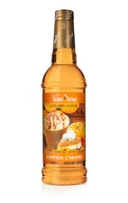 Jordan's Skinny Mixes Pumpkin Caramel Coffee Syrup 25.4 Fl Oz Zero Calorie