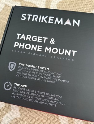 Strikeman Target & Phone Mount Laser Firearm Training System NO Cartridge