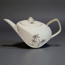 Schirnding Bavaria Teekanne 50er Jahre • Mid-Century Porzellan • Vintage