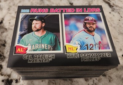 2026 Topps Heritage Baseball Dark Gray Bordered YOU PICK BORDER