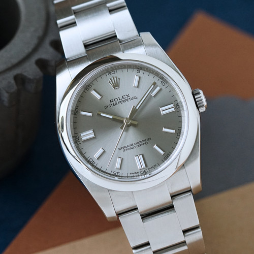 Rolex Oyster Perpetual 116000 Silver Dial 36mm Stainless Steel...