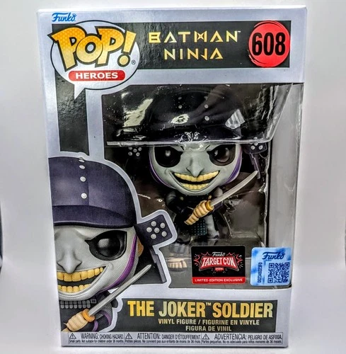 Funko Pop! The Joker Soldier #608 Batman Ninja Targetcon Exclusive + Protector
