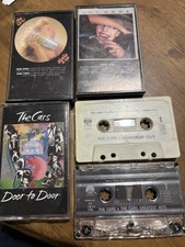 The Cars Cassette Tapes Lot Of 5 VTG Rock New Wave Elektra 1978-87