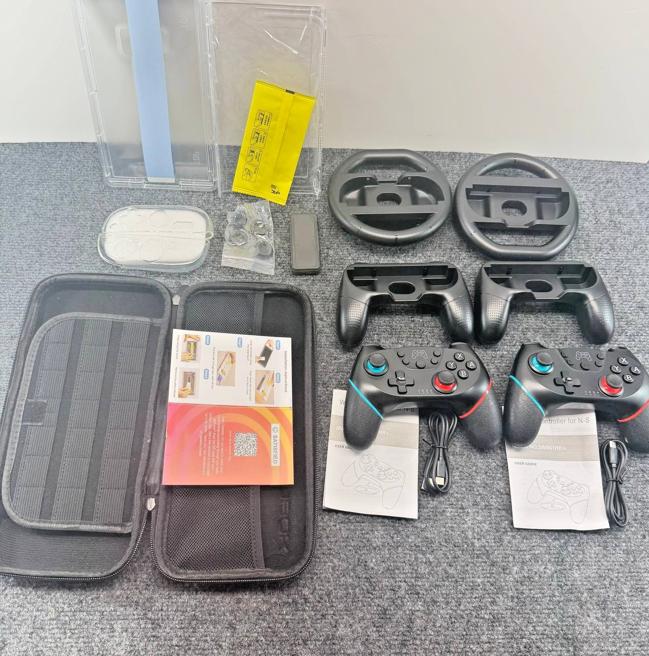 Accessories Bundle for Nintendo Switch 2  with Carrying Case & Controllers