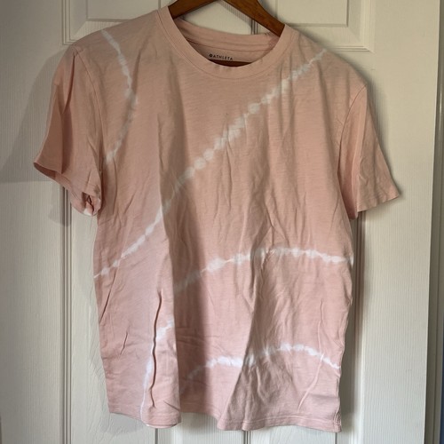 Athleta Organic Daily Relaxed Short Sleeve Tee In Eclipse Orchid Pink Medium - Picture 1 of 18