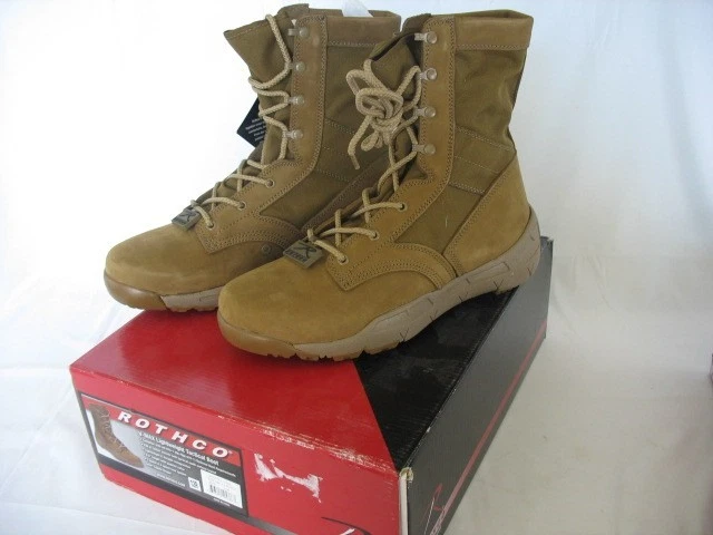 ROTHCO V-MAX Lightweight Tactical Boot, SIZE 12, Brown, Item 5366 -NEW IN BOX-