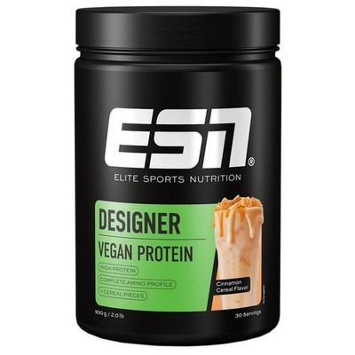 (39,89 EUR/kg) ESN Vegan Designer Protein 900g Pulver Dose Eiweiss Muskelaufbau