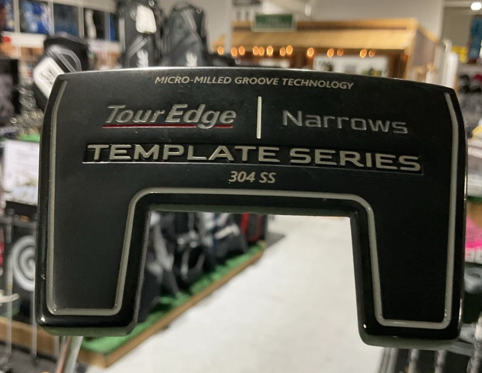 TourEdge Golf NARROWS TEMPLATE SERIES 35" Left-Handed Mid-Mallet Putter 10" Grip - Image 2 of 4