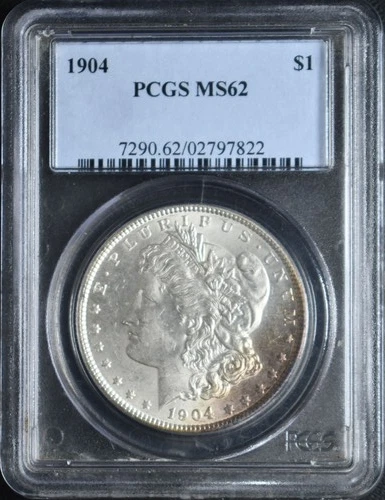1904 Morgan Dolar PCGS MS62