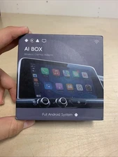 Wireless Carplay Adapter 2025 Netflix Ai Box for iPhone & Android Auto
