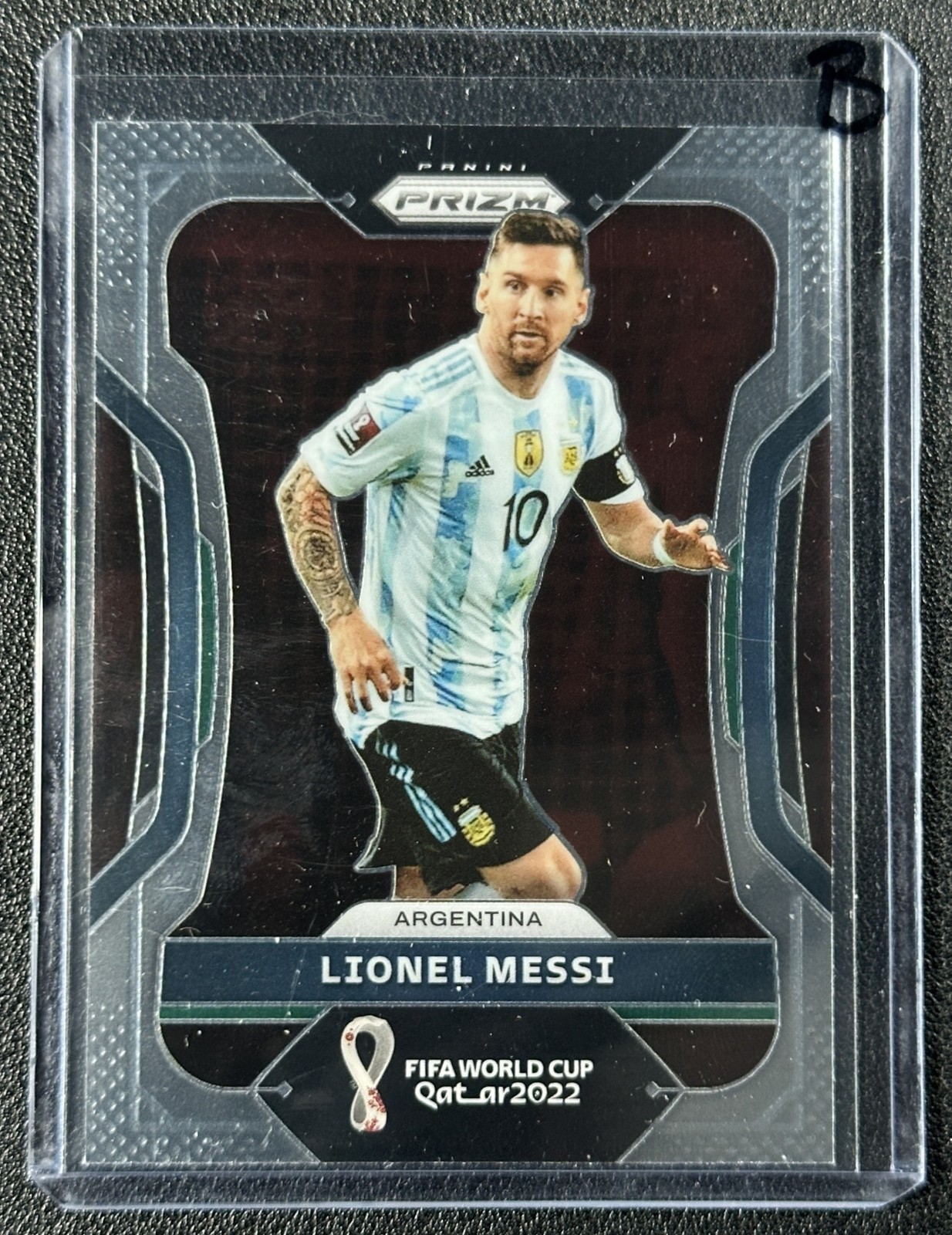 LIONEL MESSI 2022-23 PANINI PRIZM WORLD CUP #7 ARGENTINA B