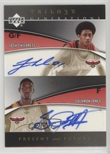 2006-07 Upper Deck Trilogy 31/33 Josh Childress Solomon Jones #PRFS-CJ Auto 2d0