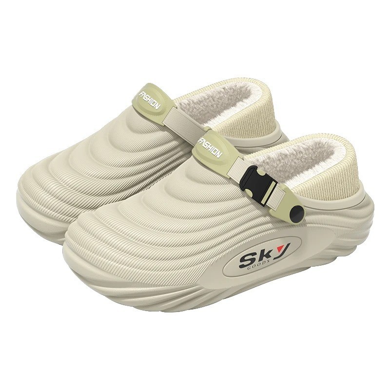 Thick Sole Fur Lined Indoor Outdoor