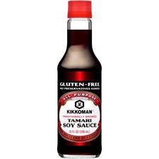 Kikkoman Gluten Free Tamari Soy Sauce, 10 Ounce 10 Fl Oz Pack of 1
