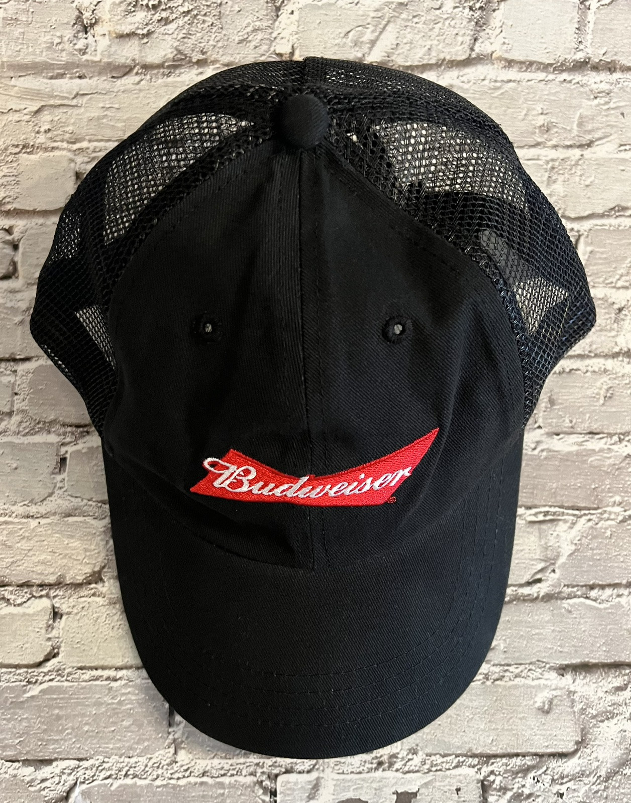 Budweiser Black Adjustable SnapBack MeshBack Base… - image 5