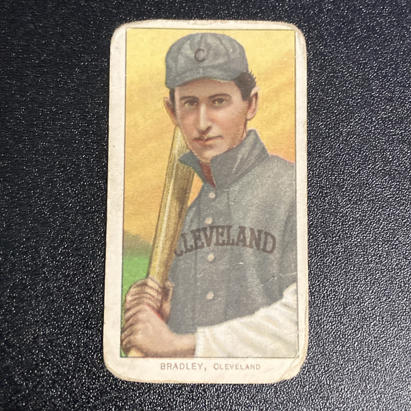 1909-1910 T206 Bill Bradley Old Mill Back