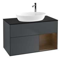 Villeroy & Boch Finion Waschbeckenunterschrank FüR Becken Mittig Regal Rechts...