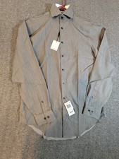 Calvin Klein Men's Dress Shirt Performance Non-Iron Slim Fit Size 15.5-34/35 NWT