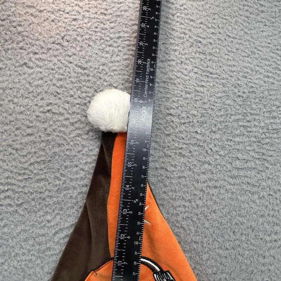 Cleveland Browns Santa Hat Cap Mens  One Size Forever Collectibles - Image 3 of 4