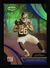 2018 Certified Gold Team Mirror Blue 5/50 Saquon Barkley #GT-SAB 7zf