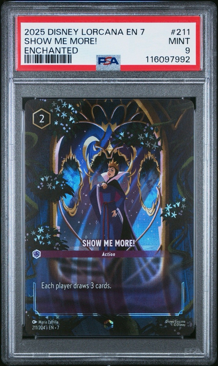 2025 DISNEY LORCANA EN 7-ARCHAZIA'S ISLAND ENCHANTED #211 SHOW ME