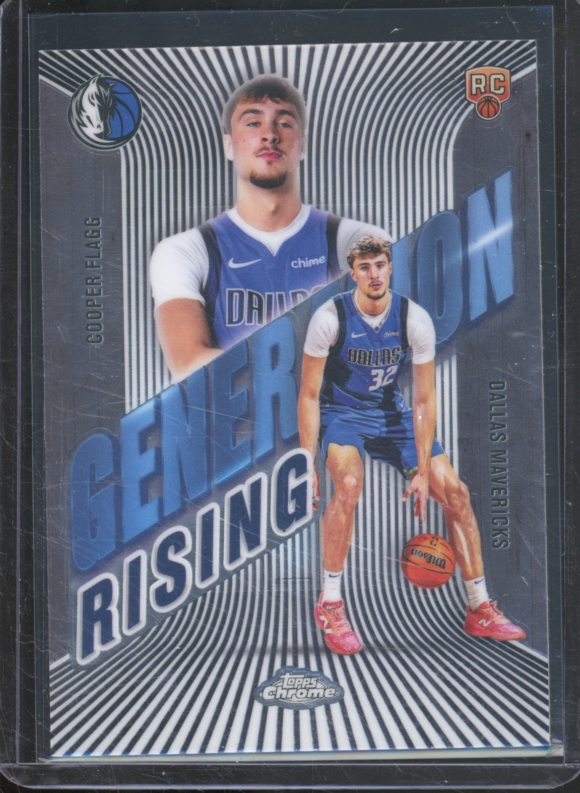 2025-26 Topps Chrome COOPER FLAGG #GR-1 RC Rookie Generation Rising Mavericks