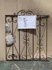 Scroll Top Wrought Iron Style Metal Garden Gate 770mm Wide x 910mm High