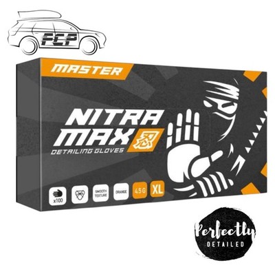 NitraMax Master Pro Detailing Gloves  Extra Large ORANGE
