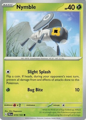 Nymble Common SV02: Paldea Evolved 019/193 NM