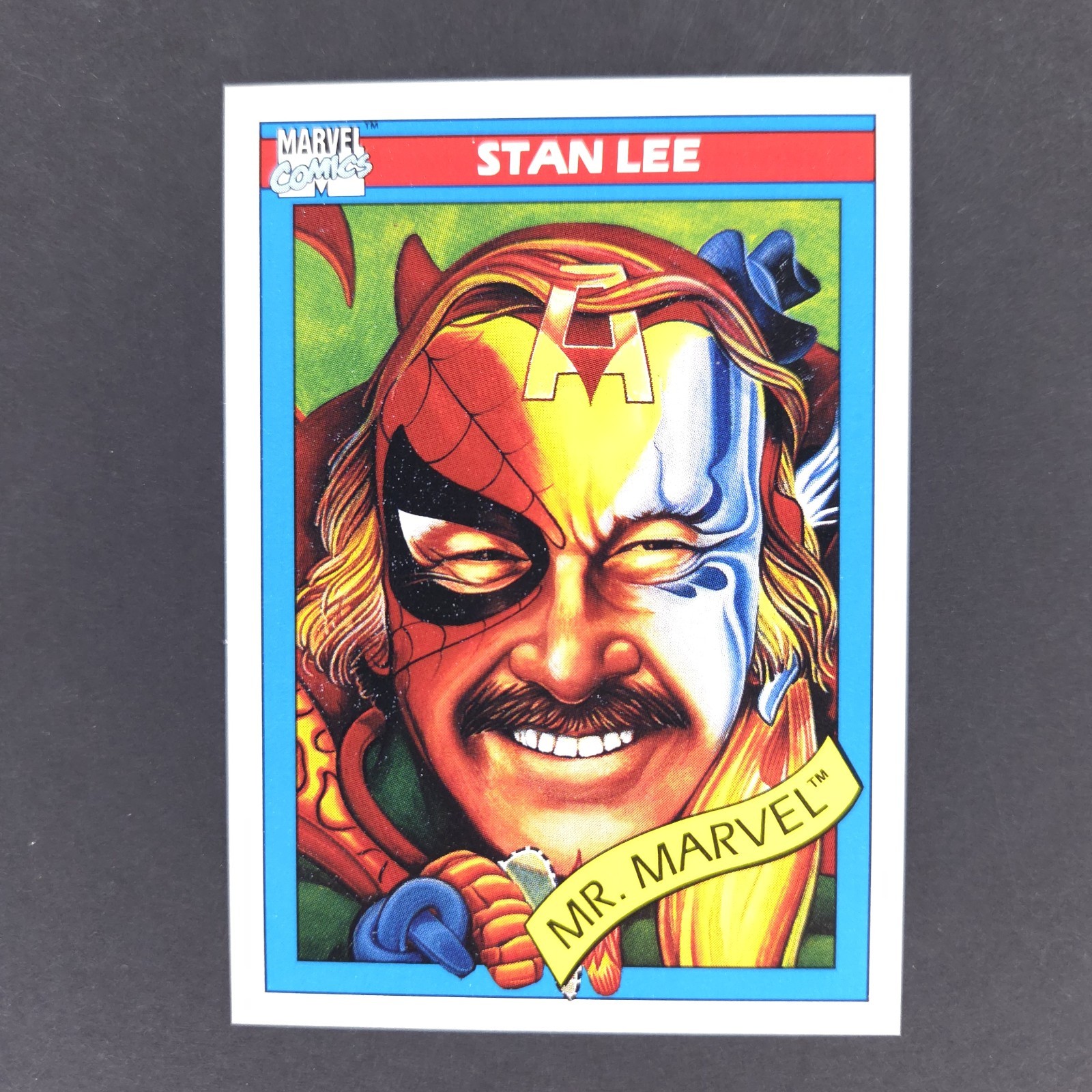 Stan Lee 1990 Impel Marvel Universe Comics Card #161 Mr Marvel