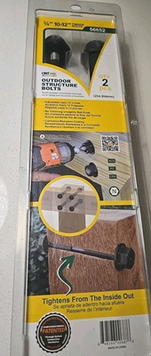 #ad OWT Outdoor Structure Timber Bolts 3 4quot; x 10quot; 12quot; #56652 $29.99