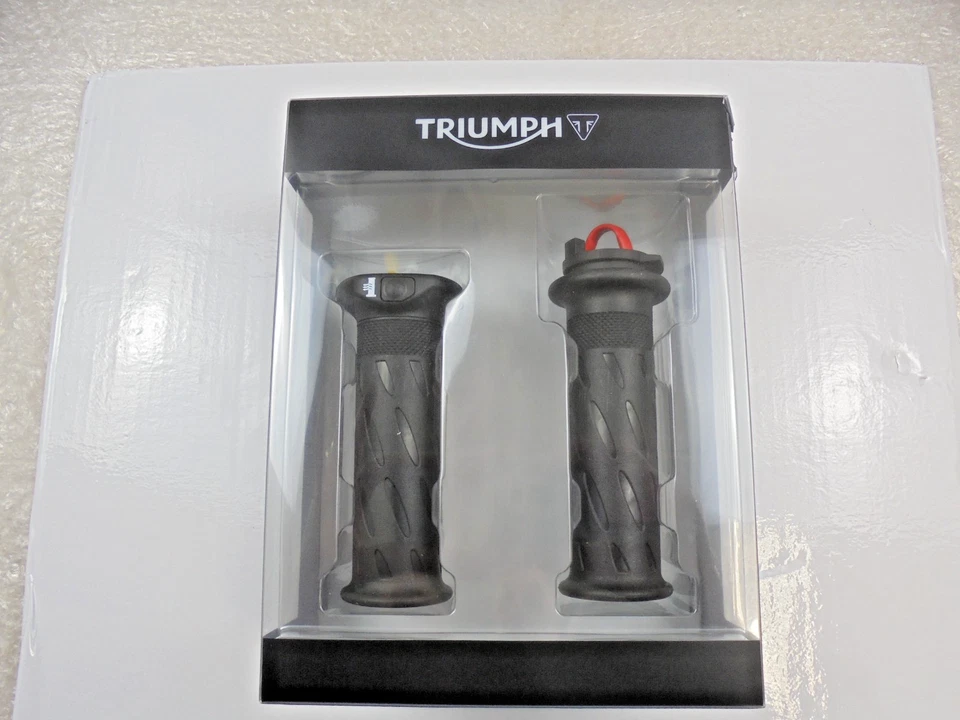 Kit de agarre térmico genuino Triumph Bonneville T100 T120 Bobber Speedmaster nuevo Foto 3 de 4
