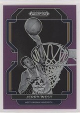 2022-23 Panini Prizm Draft Picks Purple Prizm 34/75 Jerry West #24 HOF 0qc1