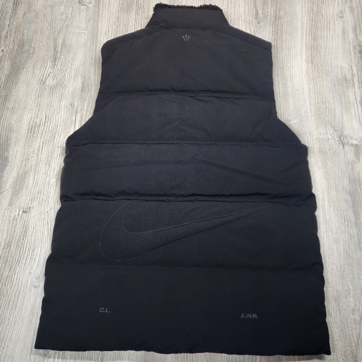 Nike NOCTA Drake Tactical Puffer Vest Black Mens Size S New DZ5476