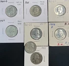 Washington Silver Quarter Lot of 8-Mixed Dates /MM- Some BU - 90%- (L118)