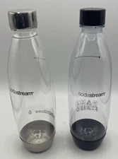 Lot 2 Genuine Sodastream Carbonating Water 1 Liter Bottle Replacement New